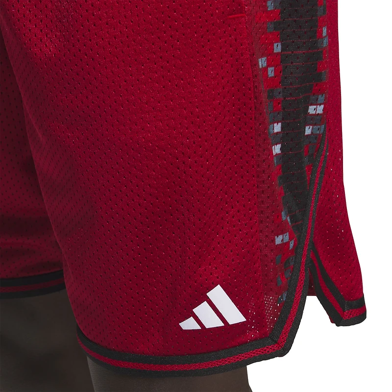 Short de basket-ball adidas rouge Texas Tech Red Raiders Swingman Replica pour homme