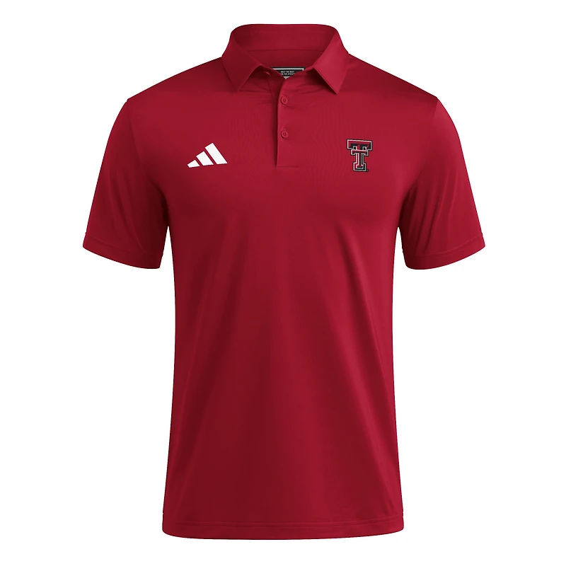 Polo adidas rouge Texas Tech Red Raiders Ultimate 365 pour homme