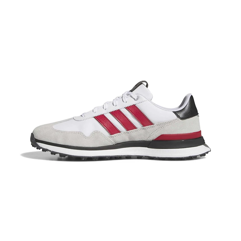 Chaussures de golf adidas Texas Tech Red Raiders pour hommes, en textile et sans crampons
