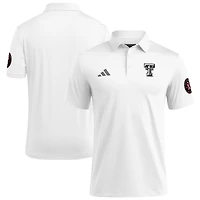 Men's adidas White Texas Tech Red Raiders Wear Pink Breast Cancer Awareness Polo