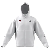 Sweat à capuche zippé adidas Texas Tech Red Raiders Z.N.E. pour homme