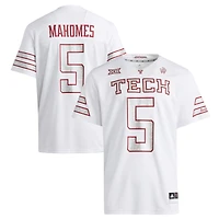 Men's adidas x Mahomes White Texas Tech Red Raiders Premier Strategy Jersey