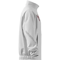 Veste de survêtement zippée intégrale Adidas x Mahomes pour homme, blanche, Texas Tech, rouge, Raiders Strategy