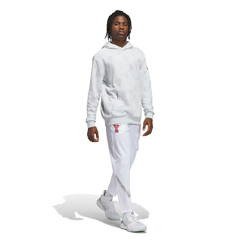 Pantalon de survêtement adidas x Mahomes pour homme, blanc, Texas Tech, Red Raiders