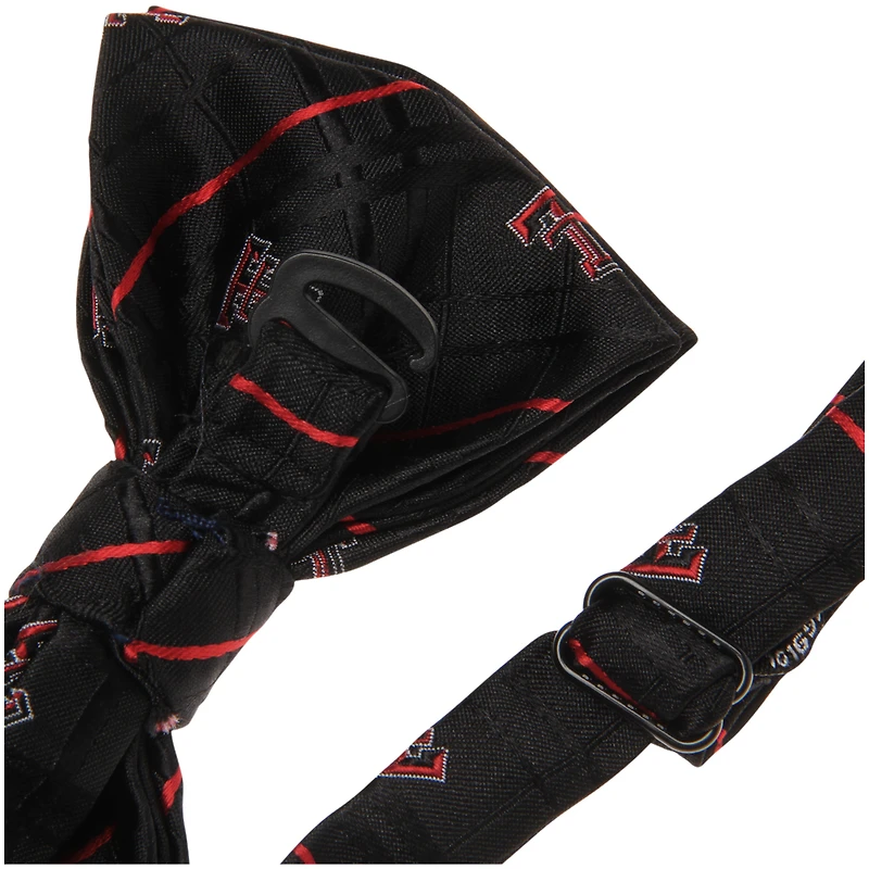 Men's Black Texas Tech Red Raiders Oxford Bow Tie