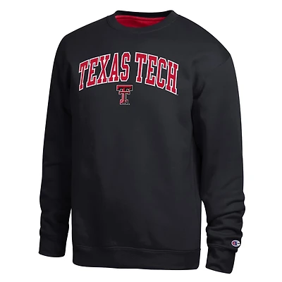 Men's Champion  Heather Gray Texas Tech Red Raiders Arch Sweatshirt