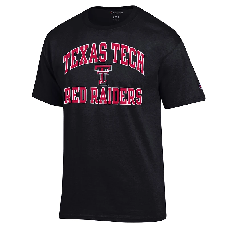 Men's Champion Black Texas Tech Red Raiders High Motor T-Shirt