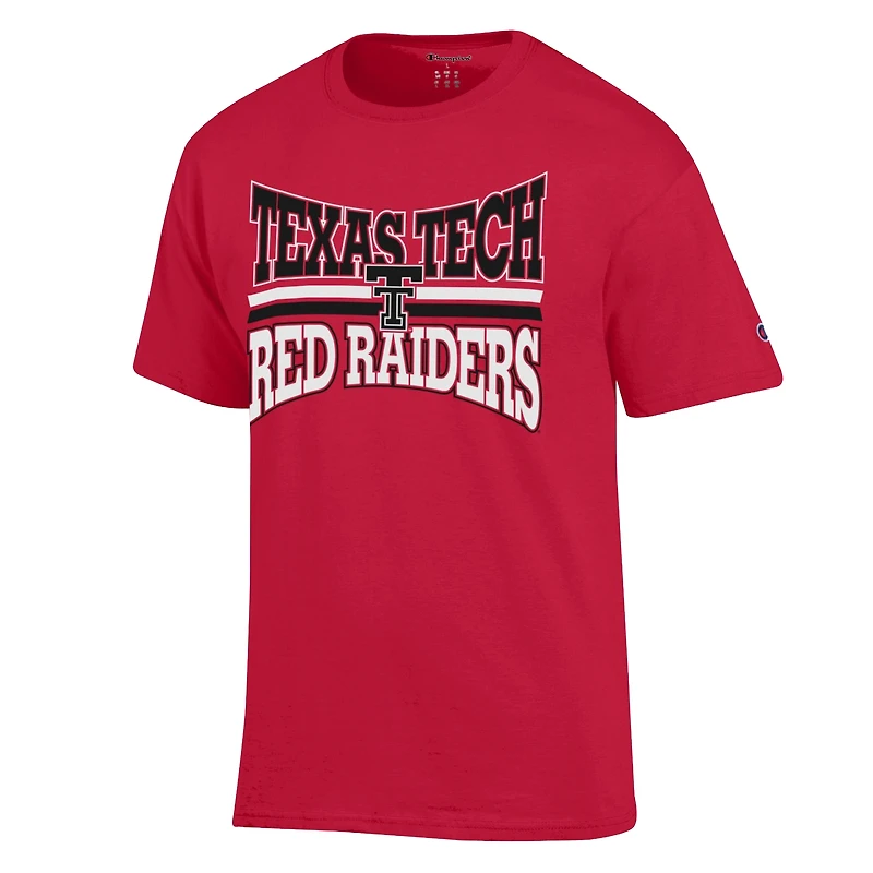 Men's Champion Red Texas Tech Raiders Team Zoom T-Shirt