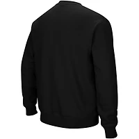 Men's Colosseum Black Texas Tech Red Raiders Arch & Logo Crew Neck Sweatshirt