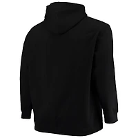 Men's Colosseum Black Texas Tech Red Raiders Big & Tall Arch Logo 2.0 Pullover Hoodie
