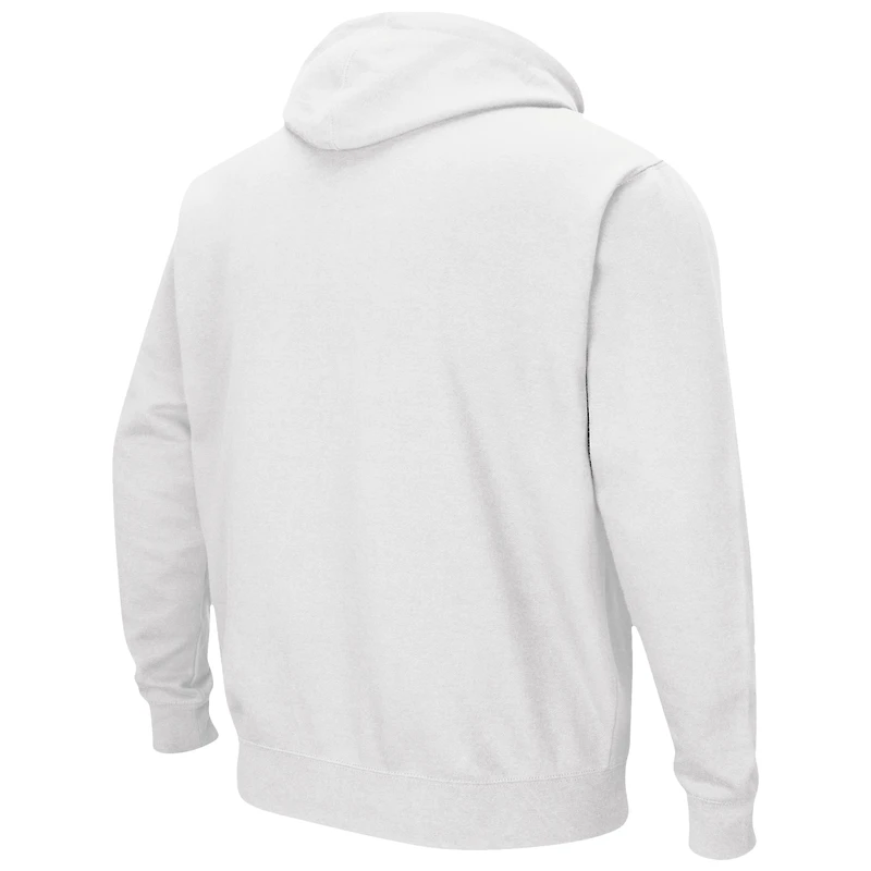 Sweat à capuche Colosseum White Texas Tech Red Raiders Arch & Logo 3.0 pour homme