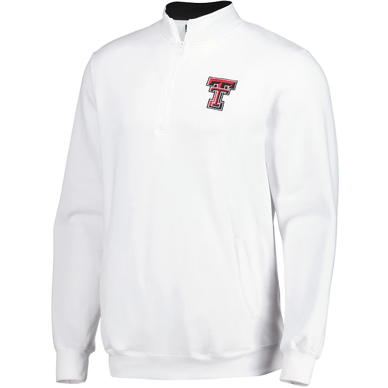 Veste Colosseum White Texas Tech Red Raiders Tortugas Logo Quarter-Zip pour homme