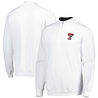 Veste Colosseum White Texas Tech Red Raiders Tortugas Logo Quarter-Zip pour homme