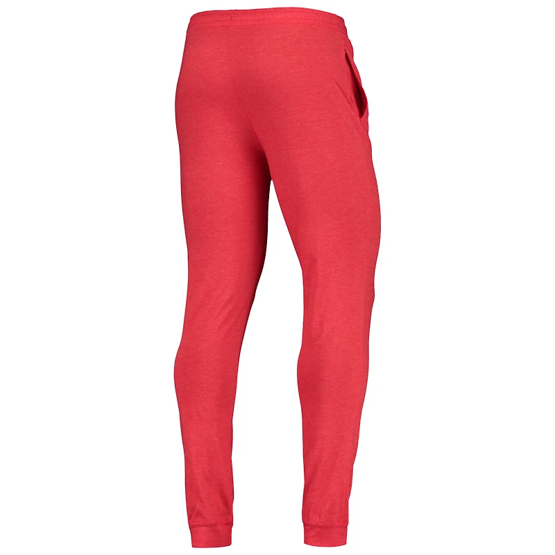 Men's Concepts Sport Red/Heather Charcoal Texas Tech Red Raiders Meter Long Sleeve Hoodie Top & Jogger Pajama Set