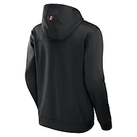 Men's Fanatics  Black Texas Tech Red Raiders Defender Dot Faded Primary Pullover Hoodie