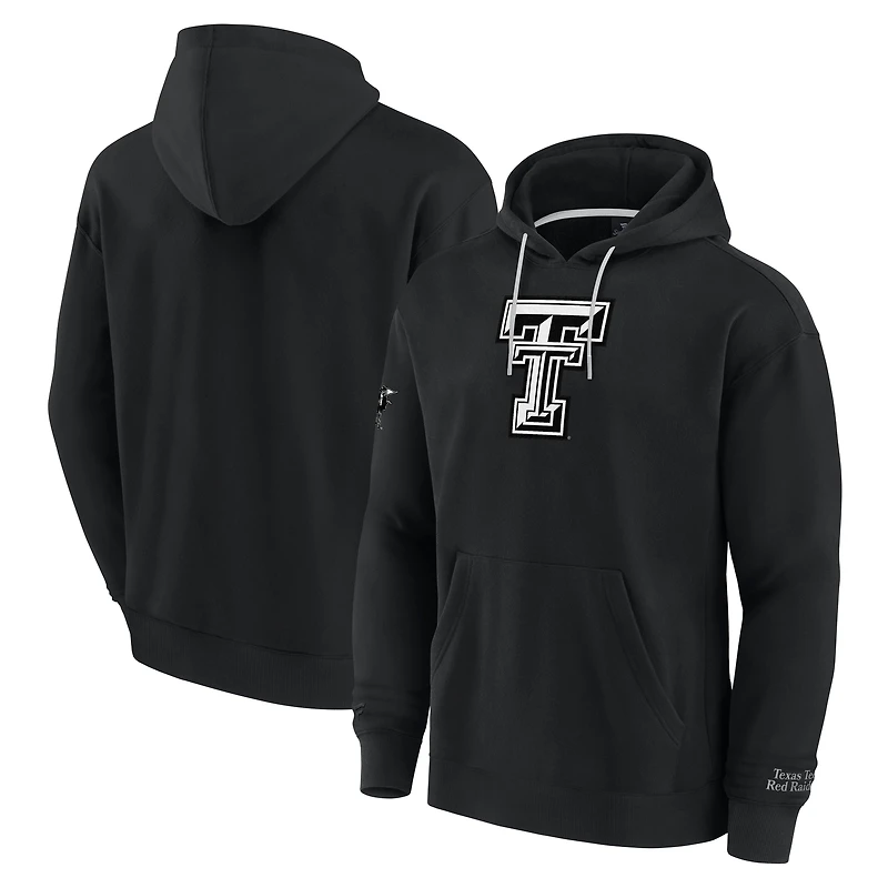 Sweat à capuche Fanatics noir Texas Tech Red Raiders Elements Pace pour homme