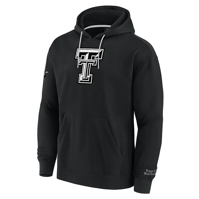 Sweat à capuche Fanatics noir Texas Tech Red Raiders Elements Pace pour homme