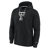 Men's Fanatics Black Texas Tech Red Raiders Elements Pace Pullover Hoodie