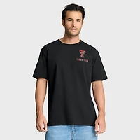 T-shirt Fanatics pour homme, noir, Texas Tech, Red Raiders, Quad Legacy