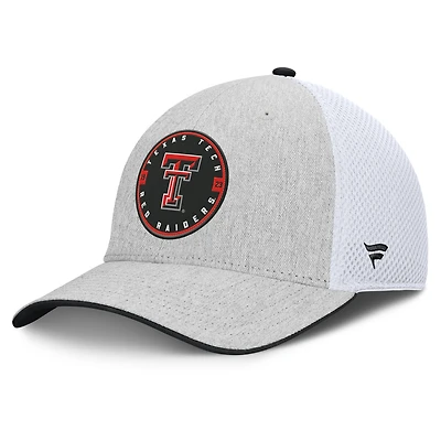 Casquette Trigger Flex pour homme, gris chiné, Texas Tech Red Raiders