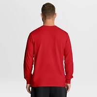 Men's Fanatics Red Texas Tech Raiders Quad Fuel The Fire Long Sleeve T-Shirt
