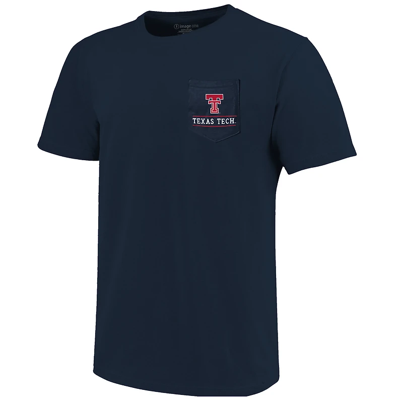 Men's Navy Texas Tech Red Raiders Campus Americana T-Shirt