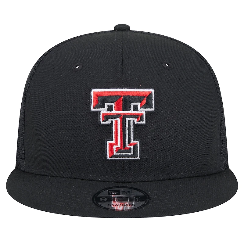 Men's New Era Red Texas Tech Red Raiders 9FIFTY Trucker Snapback Hat