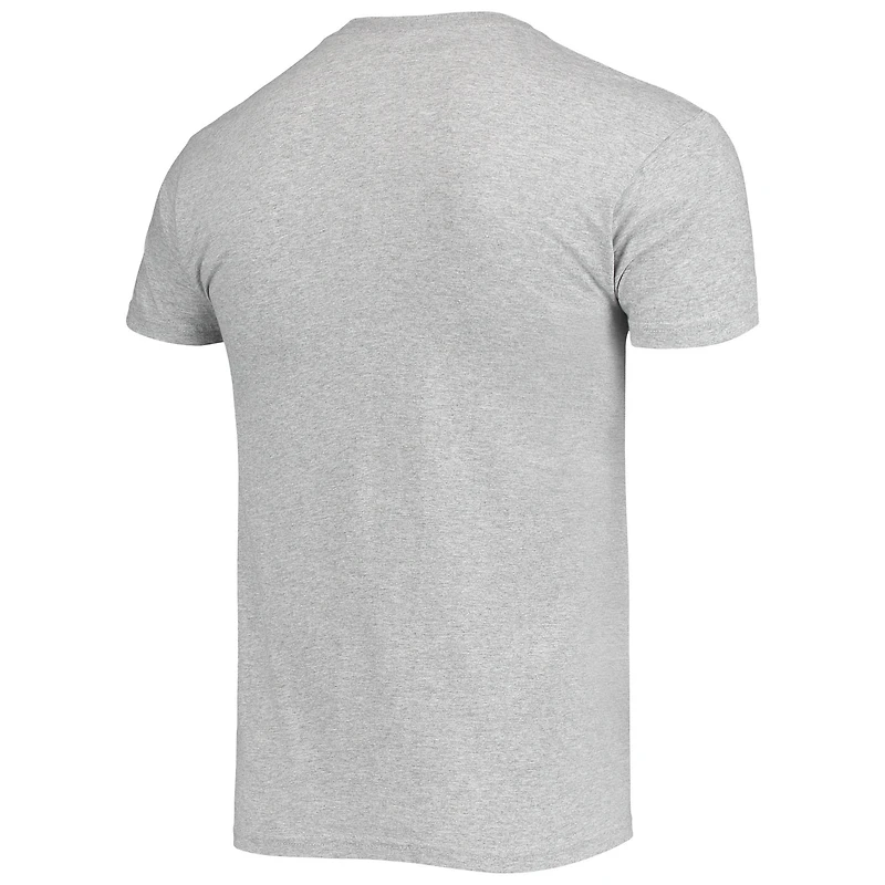 T-shirt de marque rétro originale pour hommes, Michael Crabtree, gris chiné, Texas Tech, Red Raiders, Ring of Honor