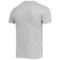 T-shirt de marque rétro originale pour hommes, Michael Crabtree, gris chiné, Texas Tech, Red Raiders, Ring of Honor