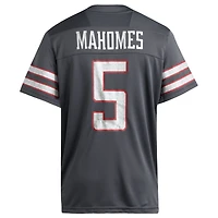 Men's Patrick Mahomes Gray Texas Tech Red Raiders Alternate Premier Strategy Jersey