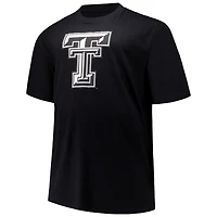 Men's Profile Black Texas Tech Red Raiders Big & Tall Pop T-Shirt