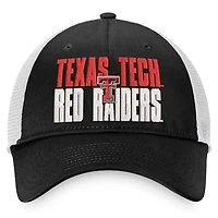TOP TEXTEC NOIR BLANC NCAA TOP STOCKPILE TRUCKER HATMENSTR