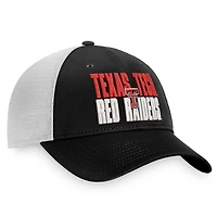 TOP TEXTEC NOIR BLANC NCAA TOP STOCKPILE TRUCKER HATMENSTR