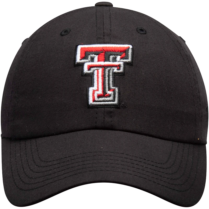 Men's Top of the World Texas Tech Red Raiders Primary Logo Staple Adjustable Hat