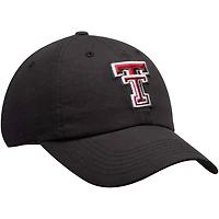 Casquette ajustable noire Texas Tech Red Raiders avec logo principal Top of the World pour hommes
