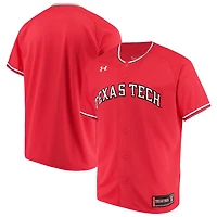 Men's Under Armour Red Texas Tech Raiders Performance Replica Baseball Jersey