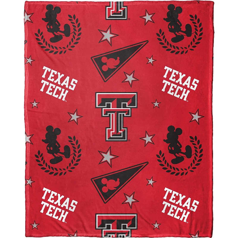 Northwest x Disney Texas Tech Red Raiders Mickey Hugger Pillow & Silk Touch Throw Set