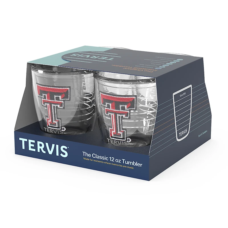 Tervis Texas Tech Red Raiders 4-Pack 12oz. Emblem Tumbler Set