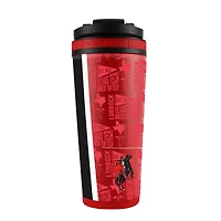 Bouteille shaker en acier inoxydable 4D de 26 oz des Red Raiders de Texas Tech