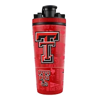 Bouteille shaker en acier inoxydable 4D de 26 oz des Red Raiders de Texas Tech