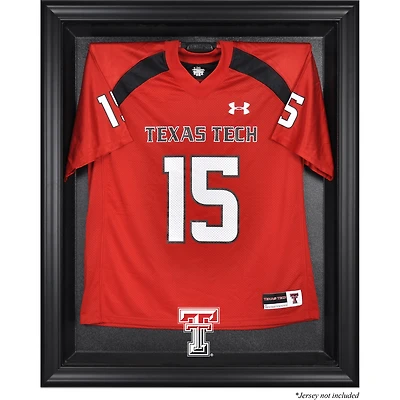 Vitrine pour maillot des Texas Tech Red Raiders avec logo encadré noir