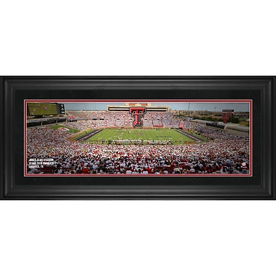 Texas Tech Red Raiders Framed 10" x 30" Jones AT&T Stadium Panoramic Photograph