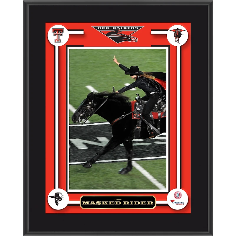 Texas Tech Red Raiders Masked Raider 10.5'' x 13'' Sublimated Mascot Plaque