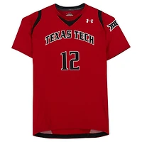Texas Tech Red Raiders Team-Issued #12 Red Jersey from the Athletics Program