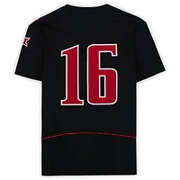Texas Tech Red Raiders Team-Issued #16 Black Jersey from the Athletics Program