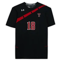 Texas Tech Red Raiders Team-Issued #18 Black Jersey from the Athletics Program