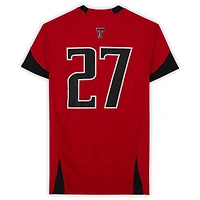 Maillot rouge numéro 27 des Texas Tech Red Raiders émis par le programme d'athlétisme
