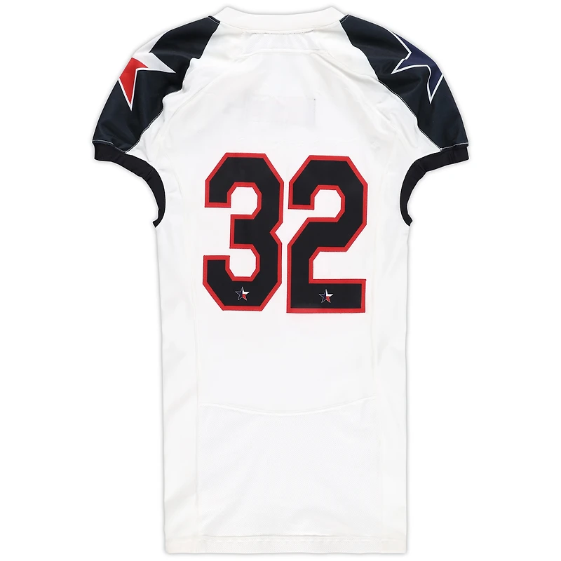 Maillot blanc et noir numéro des Texas Tech Red Raiders de la saison de football NCAA 2013