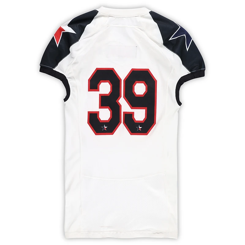 Texas Tech Red Raiders Team-Issued #39 White and Black Jersey from the 2013 NCAA Football Season