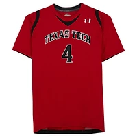 Maillot rouge numéro des Texas Tech Red Raiders émis par l'équipe du programme d'athlétisme